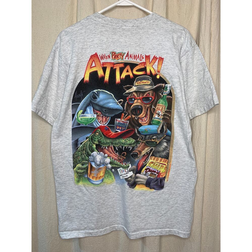 Vintage 2000 Jimmy Buffett Margaritaville Spring Break Party Animals Shirt L